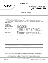 Click here to download UPG2012TK_1 Datasheet