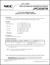 Click here to download UPC3226TB-E3-A Datasheet