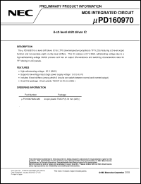 Click here to download UPD160970 Datasheet