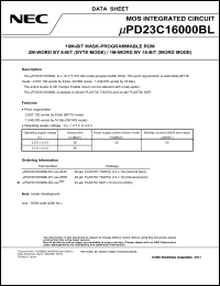 Click here to download UPD23C16000BLGX Datasheet