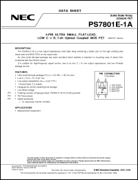 Click here to download PS7801E-1A Datasheet