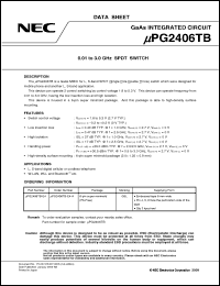 Click here to download UPG2406TB Datasheet