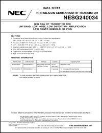Click here to download NESG240034-T1 Datasheet