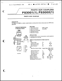 Click here to download PS3001 Datasheet