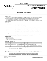Click here to download UPD5713TK Datasheet