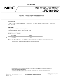 Click here to download UPD161660 Datasheet