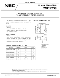 Click here to download 2SD2230 Datasheet