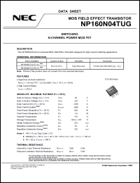 Click here to download NP160N04TUG Datasheet