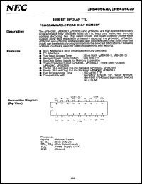 Click here to download UPB426C Datasheet