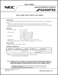Click here to download UPG2409T6X-E2-A Datasheet