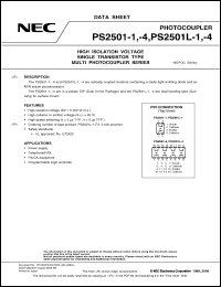 Click here to download PS2501L-4-A Datasheet