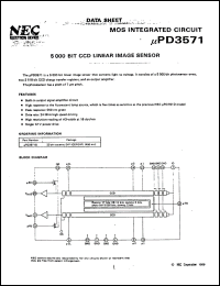 Click here to download UPD3571 Datasheet