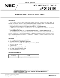Click here to download UPD168101 Datasheet
