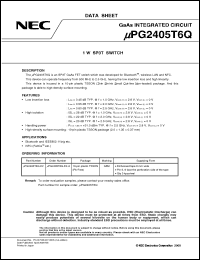 Click here to download UPG2405T6Q Datasheet