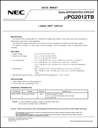 Click here to download UPG2012TB_1 Datasheet