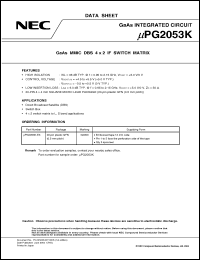 Click here to download UPG2053K-E3 Datasheet