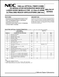 Click here to download NDL7911P Datasheet