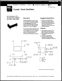 Click here to download HS153-200MHZ Datasheet