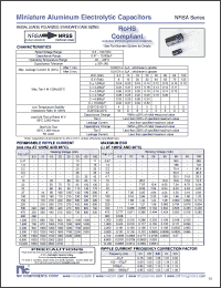 Click here to download NRSA152M100V10X20TRF Datasheet