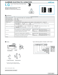 Click here to download LLG2W221MELZ40 Datasheet