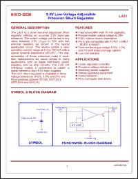 Click here to download L431VB Datasheet