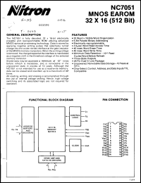 Click here to download NC7051 Datasheet