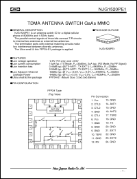 Click here to download NJG1520PE1 Datasheet