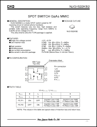 Click here to download NJG1522KB2 Datasheet