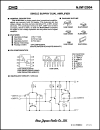 Click here to download NJM12904R Datasheet