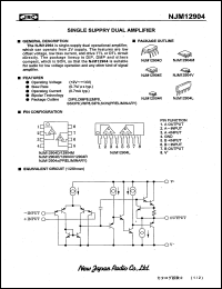 Click here to download NJM12904M Datasheet