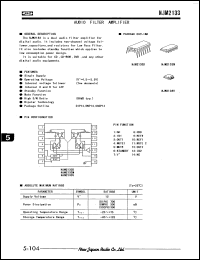 Click here to download NJM2133D Datasheet