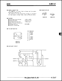 Click here to download NJM2147D Datasheet