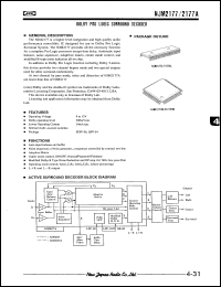 Click here to download NJM2177 Datasheet