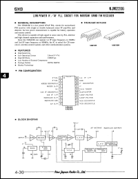 Click here to download NJM2206D Datasheet