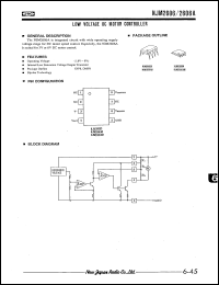 Click here to download NJM2606D Datasheet