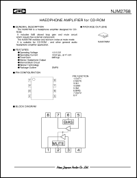 Click here to download NJM2768M Datasheet