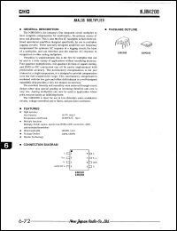 Click here to download NJM4200D Datasheet