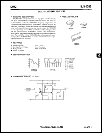 Click here to download NJM4562M Datasheet