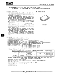 Click here to download NJU6408BF Datasheet