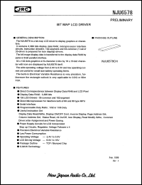 Click here to download NJU6578CH Datasheet