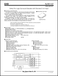 Click here to download NJW1107 Datasheet