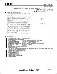 Click here to download NJU6635 Datasheet