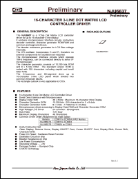 Click here to download NJU6637CH Datasheet