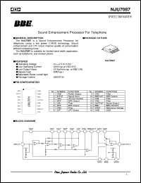 Click here to download NJU7087 Datasheet