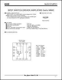 Click here to download NJG1312PC1-C3 Datasheet