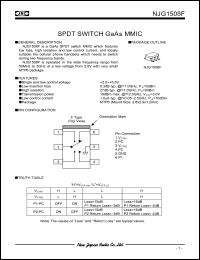 Click here to download NJG1508F-C1 Datasheet