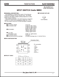 Click here to download NJG1600KB2 Datasheet