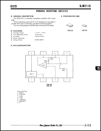 Click here to download NJM2118 Datasheet