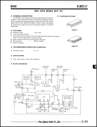 Click here to download NJM2217 Datasheet