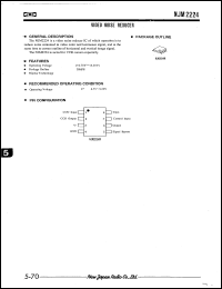 Click here to download NJM2224 Datasheet